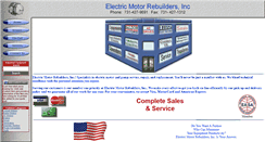Desktop Screenshot of electricmotorrebuilders.com